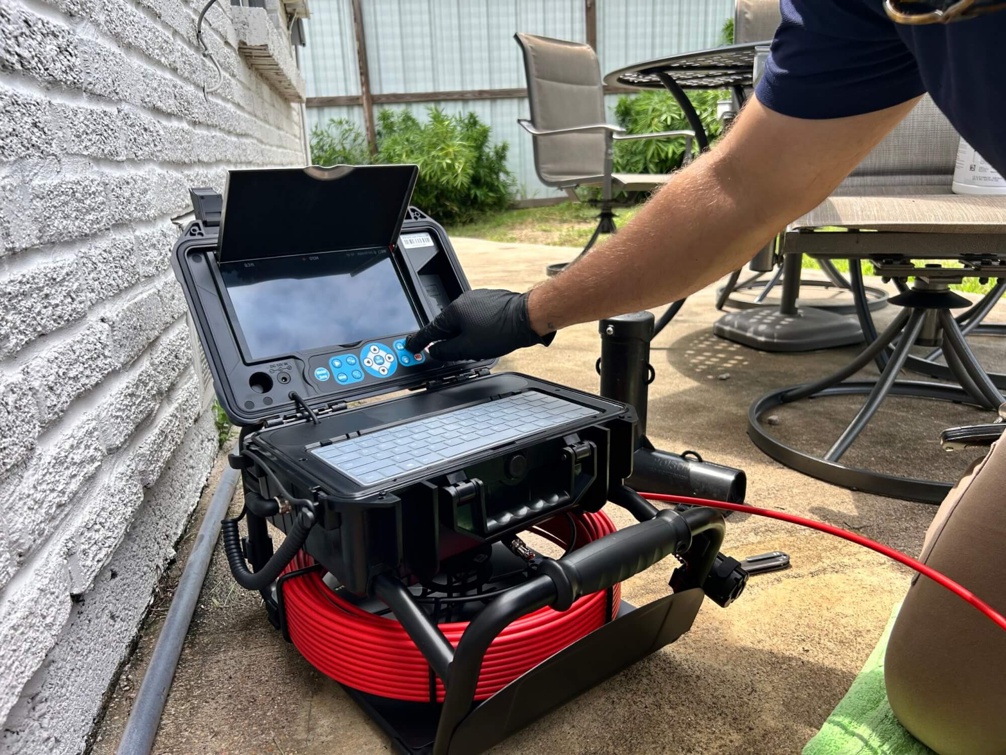Sewer Camera Pic Trusted Houston home inspector following Texas real estate inspection standards for reliable home evaluations